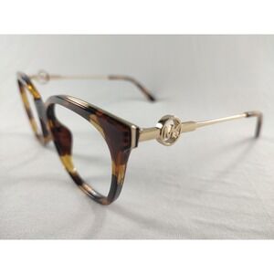 Michael Kors MK 4076U Rome Tortoise Gold Cat Eye Eyeglass Frames Women 54-17-140